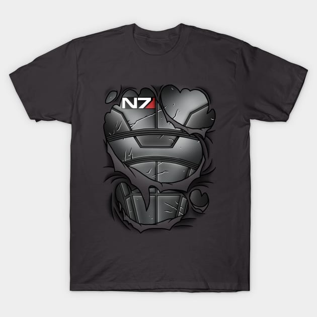 N7 Armor T-Shirt by Cattoc_C